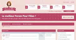 Desktop Screenshot of forumpourfilles.com